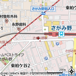 大西生花店周辺の地図