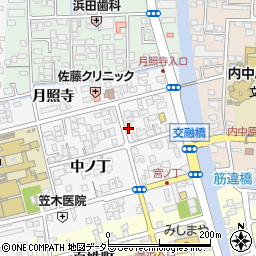 島根県松江市外中原町中ノ丁96-11周辺の地図