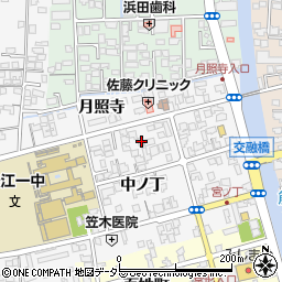 島根県松江市外中原町中ノ丁108-2周辺の地図