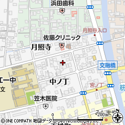 島根県松江市外中原町中ノ丁107-1周辺の地図