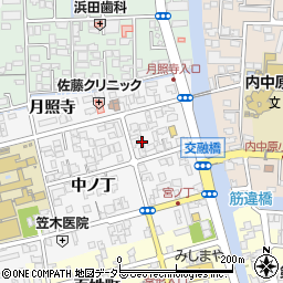 島根県松江市外中原町中ノ丁96-1周辺の地図