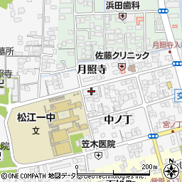 島根県松江市外中原町中ノ丁110-10周辺の地図