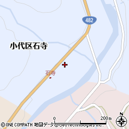 兵庫県美方郡香美町小代区石寺74周辺の地図