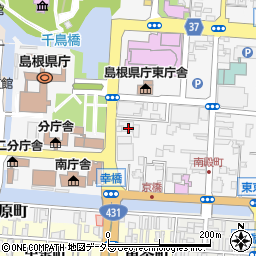 島根県松江市殿町105周辺の地図