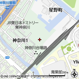 神奈川台場公園周辺の地図