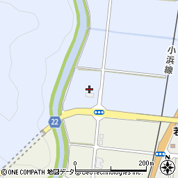 日刊県民福井　上中販売店周辺の地図