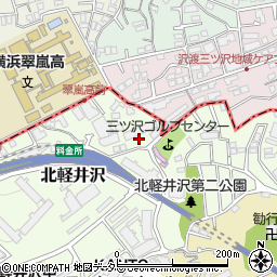 パインコート横浜周辺の地図