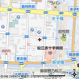 島根県松江市母衣町128周辺の地図