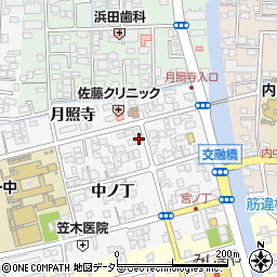 島根県松江市外中原町中ノ丁106-2周辺の地図