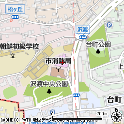 神奈川県横浜市神奈川区沢渡5周辺の地図