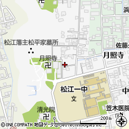 島根県松江市外中原町鷹匠町358-5周辺の地図