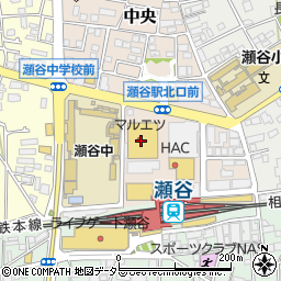 みずほ銀行マルエツ瀬谷店 ＡＴＭ周辺の地図