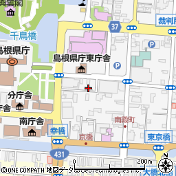 島根県松江市殿町119周辺の地図