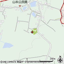 岐阜県美濃加茂市下米田町山本周辺の地図