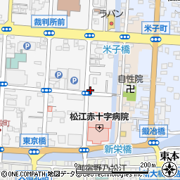 島根県松江市母衣町198-15周辺の地図