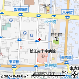 島根県松江市母衣町198-4周辺の地図