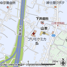 飯田市山本自治振興センター周辺の地図
