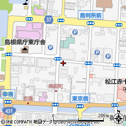 島根県松江市殿町386周辺の地図
