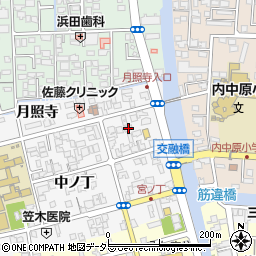 島根県松江市外中原町中ノ丁104周辺の地図