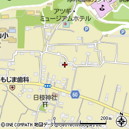 神奈川県厚木市飯山1043-2周辺の地図