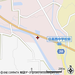 兵庫県豊岡市日高町十戸46周辺の地図