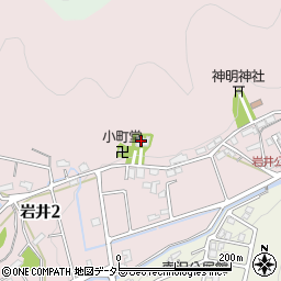 延算寺東院周辺の地図