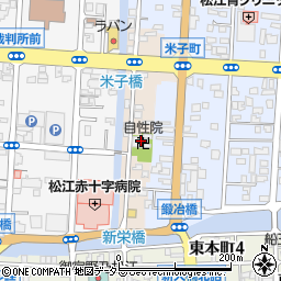 島根県松江市米子町21周辺の地図