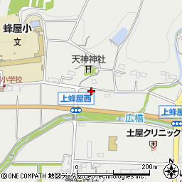 岐阜県美濃加茂市蜂屋町上蜂屋3637周辺の地図