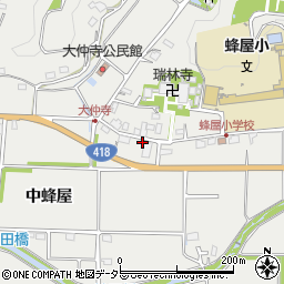 岐阜県美濃加茂市蜂屋町上蜂屋6周辺の地図