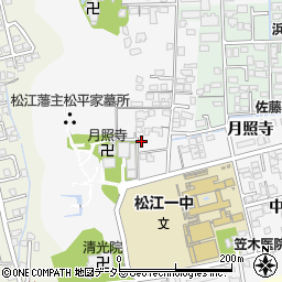 島根県松江市外中原町鷹匠町358-4周辺の地図