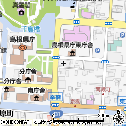 日本政策金融公庫　松江支店中小企業事業周辺の地図