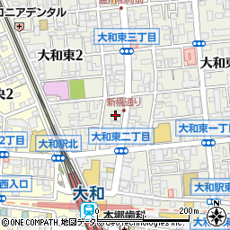 ジブラルタ生命保険株式会社　厚木支社大和第一・第二営業所周辺の地図