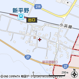福井県小浜市平野周辺の地図