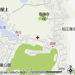島根県松江市国屋町国屋上356周辺の地図