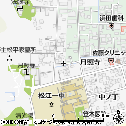 島根県松江市外中原町鷹匠町130-3周辺の地図