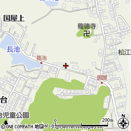 島根県松江市国屋町国屋上359周辺の地図