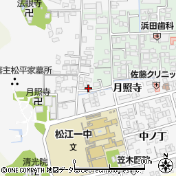 島根県松江市外中原町鷹匠町130-7周辺の地図