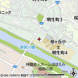 アメリアコート桜ヶ丘周辺の地図