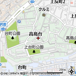 神奈川県横浜市神奈川区高島台16-7周辺の地図