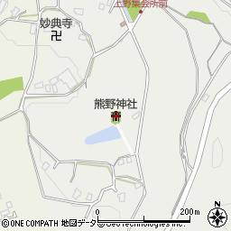 熊野神社周辺の地図