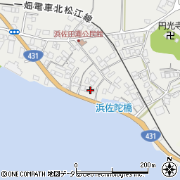 島根県松江市浜佐田町939-3周辺の地図