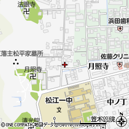 島根県松江市外中原町鷹匠町130-2周辺の地図