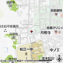 島根県松江市外中原町鷹匠町130周辺の地図
