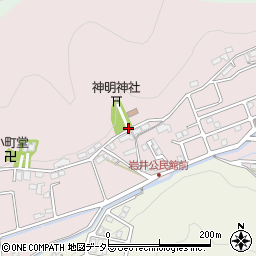 岩井北公園周辺の地図