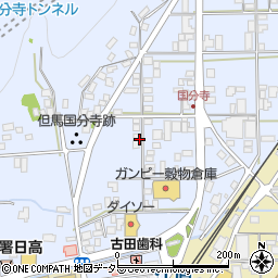 兵庫県豊岡市日高町国分寺周辺の地図