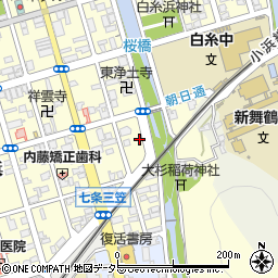 京都府舞鶴市浜885-3周辺の地図