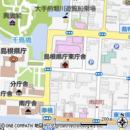 島根県庁　環境生活部廃棄物対策課指導グループ周辺の地図