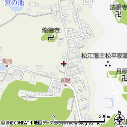 島根県松江市国屋町国屋上348周辺の地図