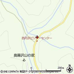 神奈川県立西丹沢ビジターセンター吊り橋下周辺の地図