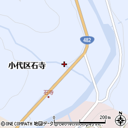 兵庫県美方郡香美町小代区石寺117-1周辺の地図